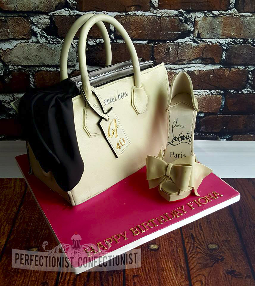 Michael kors top bag cake